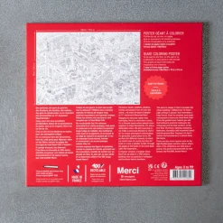 Enfant 729 OMY L'univers Enfant|Jeux-Poster géant Merci à colorier