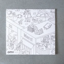 Enfant 729 OMY L'univers Enfant|Jeux-Poster géant Merci à colorier