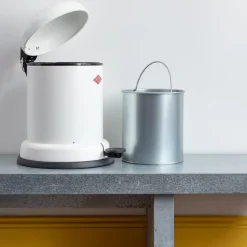 1945 M WESTERMANN u0026 CO Entretien & Rangement|Accessoires De Salle De Bain-Poubelle de salle de bain Baseboy 8L - Blanc Mat