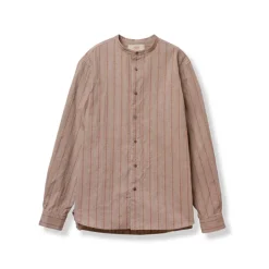 Homme Prequel Chemises-- Chemise Col montant - Marron