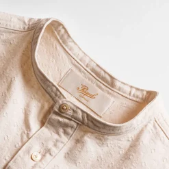 Homme Prequel Chemises-- Chemise Col montant - Natural