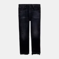 Femme R13 Jeans-- Jean Boyfriend - Bleu