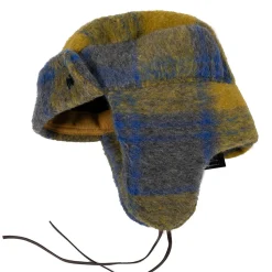 Femme RAFFAELLO BETTINI Casquettes & Bobs|Casquettes & Bobs-- Chapka Rayée - Vert/Bleu