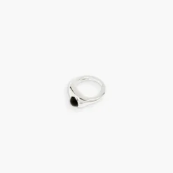 Femme RAGBAG Bagues-- Bague Dualism Onyx - Argent