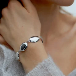 Femme RAGBAG Bracelets-- Bracelet Dualism Oval - Argent