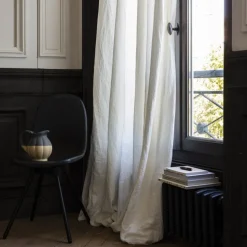 2100 GAZEX Rideaux En Gaze De Coton|Rideaux En Lin Lavé-Rideau en gaze de coton - Blanc de Meudon