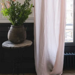 200 LINTEX Rideaux En Lin Lavé|Accessoirisez Votre Intérieur-Rideau en lin lavé - Beige Rosé