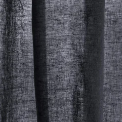 200 LINTEX Rideaux En Lin Lavé|Accessoirisez Votre Intérieur-Rideau en lin lavé - Bleu Encre