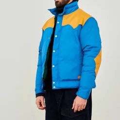 Homme Rocky Mountain Manteaux-- Doudoune Nigel Cabourn - Bleu