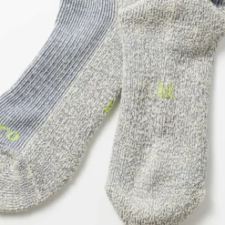 Femme Rototo Chaussettes|Chaussettes-- Chaussettes courtes chinées - Bleu