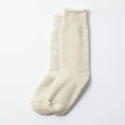 Femme Rototo Chaussettes|Chaussettes-- Chaussettes Double face - Ecru