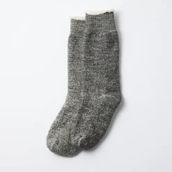 Femme Rototo Chaussettes|Chaussettes-- Chaussettes Double face - Gris foncé