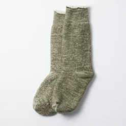 Femme Rototo Chaussettes|Chaussettes-- Chaussettes Double face - Vert