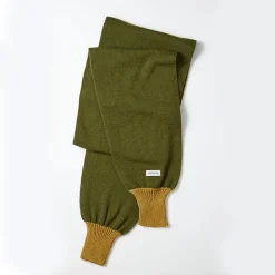 Femme ROTOTO Foulards & Echarpes|Foulards & Echarpes-- Echarpe Sleeve - Olive/Jaune