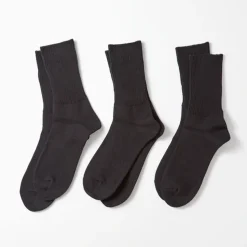 Femme ROTOTO Chaussettes|Chaussettes-- Pack 3 chaussettes - Noir