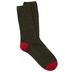 Femme Royalties Chaussettes|Chaussettes-- Chaussettes Benjamin - Kaki