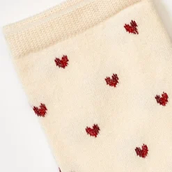 Femme Royalties Chaussettes|Chaussettes-- Chaussettes Love - Ecru