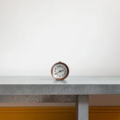 1091 LEMNOS Horloges-Réveil en bois foncé Riki