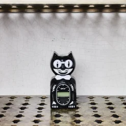1786 KIT CAT KLOCK Horloges-Réveil Kit Cat - Noir
