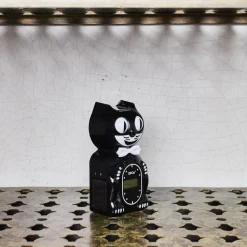 1786 KIT CAT KLOCK Horloges-Réveil Kit Cat - Noir