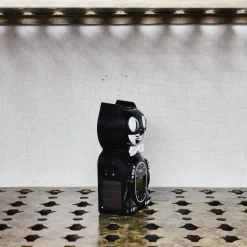 1786 KIT CAT KLOCK Horloges-Réveil Kit Cat - Noir