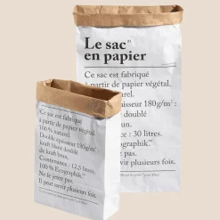 MERCI Entretien & Rangement|Filets, Paniers & Valises-Sac en kraft recyclé