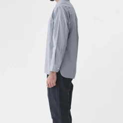 Homme Sage de Cret Chemises-- Chemise Broadcloth - Bleu