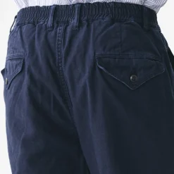 Homme Sage de Cret Pantalons-- Pantalon fuselé - Marine