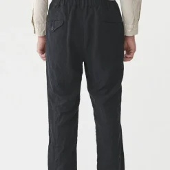 Homme Sage de Cret Pantalons-- Pantalon Herringbone Tumbler - Gris foncé