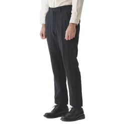 Homme Sage de Cret Pantalons-- Pantalon Herringbone Tumbler - Gris foncé