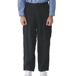 Homme Sage de Cret Pantalons-- Pantalon Pegtop Herringbone - Noir