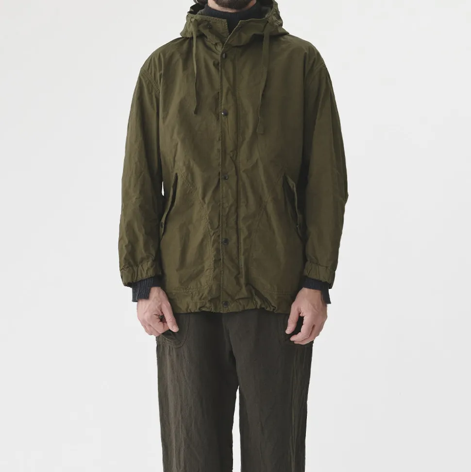 Homme Sage de Cret Vestes-- Parka Typewriter - Kaki