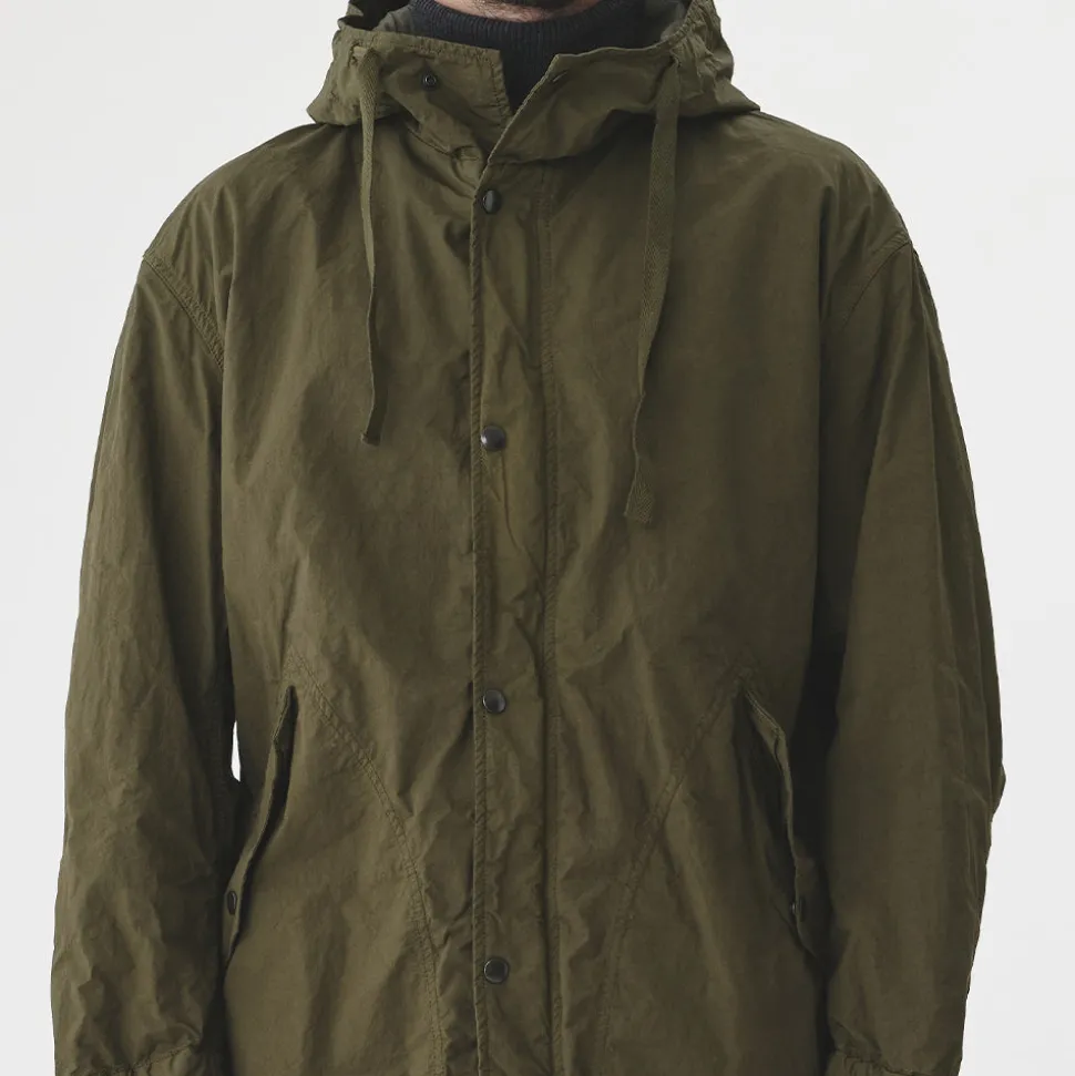 Homme Sage de Cret Vestes-- Parka Typewriter - Kaki