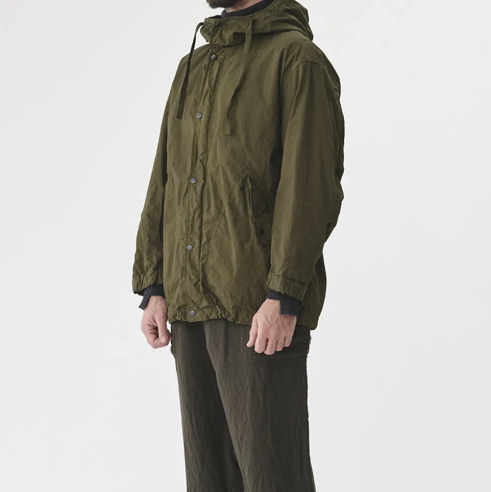 Homme Sage de Cret Vestes-- Parka Typewriter - Kaki