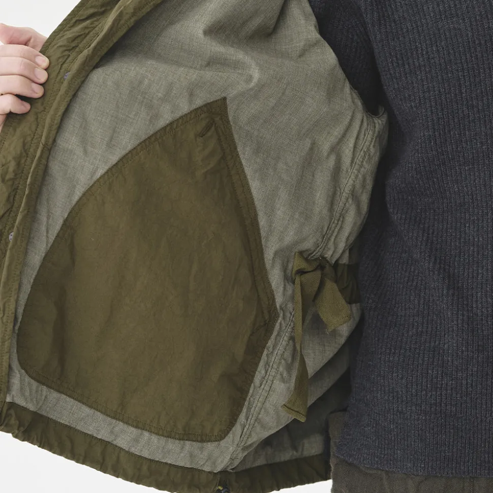 Homme Sage de Cret Vestes-- Parka Typewriter - Kaki