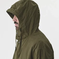 Homme Sage de Cret Vestes-- Parka Typewriter - Kaki