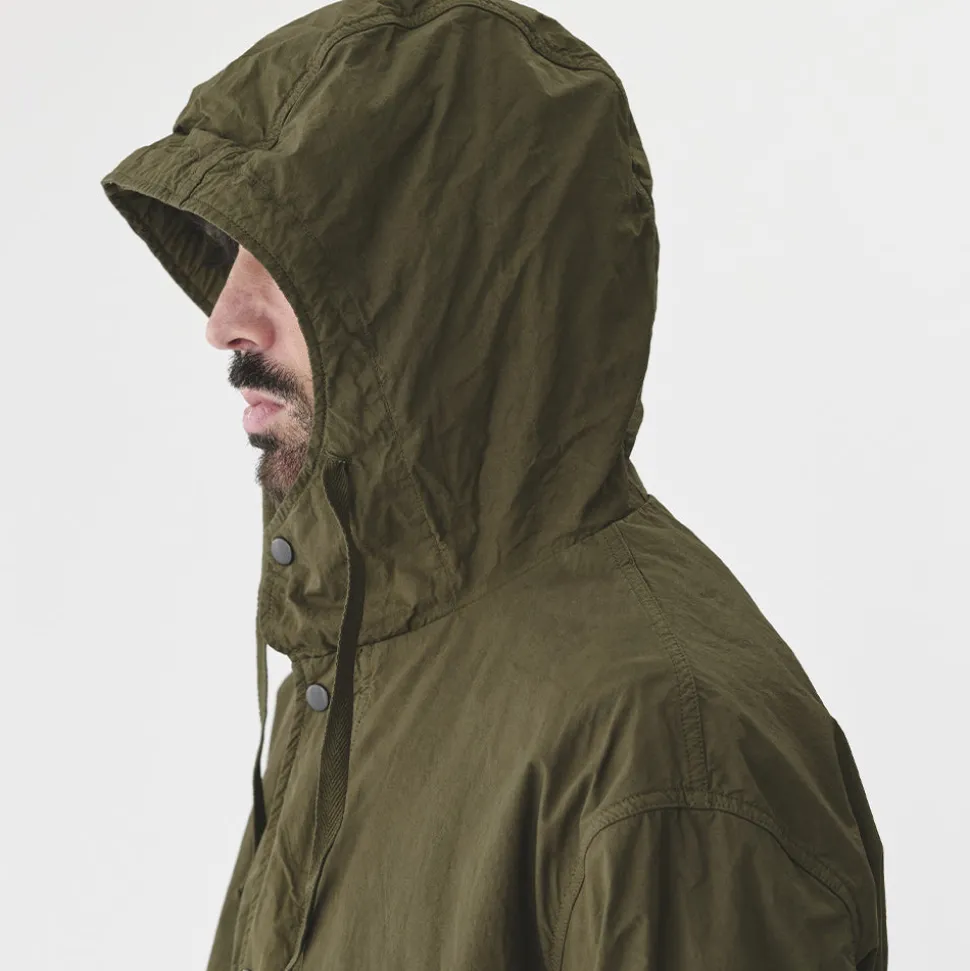 Homme Sage de Cret Vestes-- Parka Typewriter - Kaki