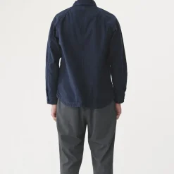 Homme Sage de Cret Vestes-- Veste Chemise - Marine