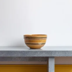 1636 DEARTIS Saladiers-Saladier en grès brillant - Rayures Noires