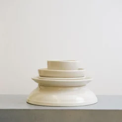559 STONEWARE Saladiers-Saladier en grès fin - Blanc
