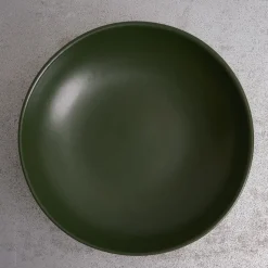 559 STONEWARE Saladiers-Saladier en grès fin - Kaki