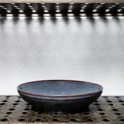 MERCI Saladiers-Saladier en grès émaillé Jaspe - Bleu