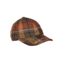 Femme Santacana Casquettes & Bobs|Casquettes & Bobs-- Casquette - Tartan Orange