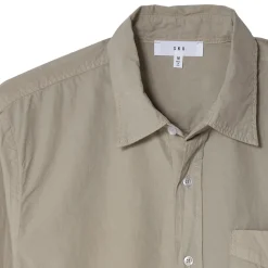 Homme Save Khaki United Chemises-- Chemise en Poplin -