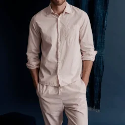 Homme Save Khaki United Chemises-- Chemise en Poplin -