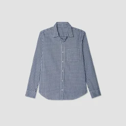 Homme Save Khaki United Chemises-- Chemise à Carreaux - Bleu