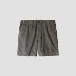 Homme Save Khaki United Shorts-- Short Velours - Noir
