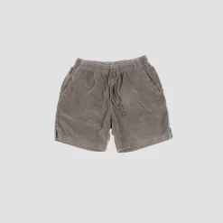 Homme Save Khaki United Shorts-- Short Velours - Moka