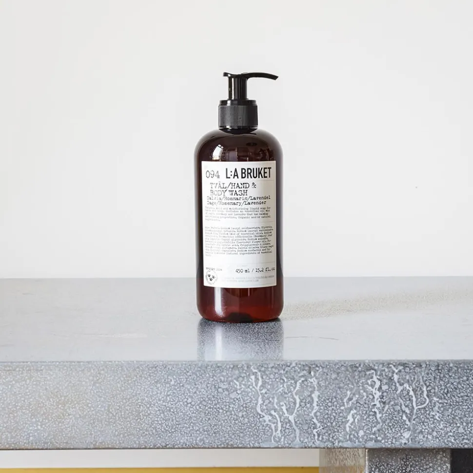 1054 LA BRUKET Savons|Soins Du Corps-Savon mains et corps - Sauge et Romarin - L:A BRUKET