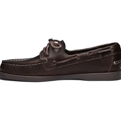 Homme SEBAGO Mocassins-- Mocassins Portland Waxed - Marron